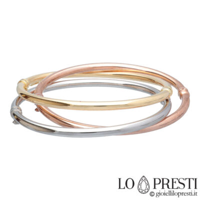 bracelets three colors gold luxury fashion accessory