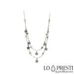 puting gintong fashion star charm necklace