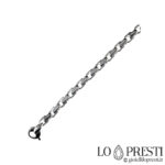 18kt white gold chain necklace for men