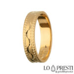 Мужские и женские обручальные кольца из желтого золота 18 карат