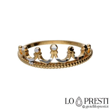 кольцо-корона из 18-каратного золота