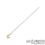 necklace in 18kt white and yellow gold