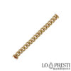 bracelet groumette pour femme en or jaune 18 carats