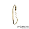 18kt yellow gold hammered bangle