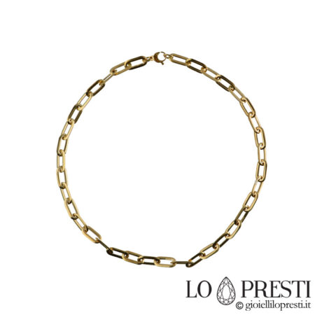 18kt yellow gold chain necklace for women