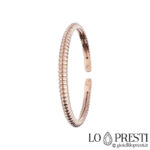 18kt rose gold rigid bracelet