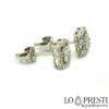 Elegante und raffinierte Damenohrringe mit zertifizierten Diamanten im Brillantschliff, ein zeitloses Juwel.