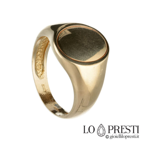 anello-chevalier-fascia-scudo-mignolo-oro-18kt-da-personalizzare