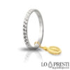 обручальное кольцо-unoaerre-gardenia-белое золото-полированный-бриллиант-звезда