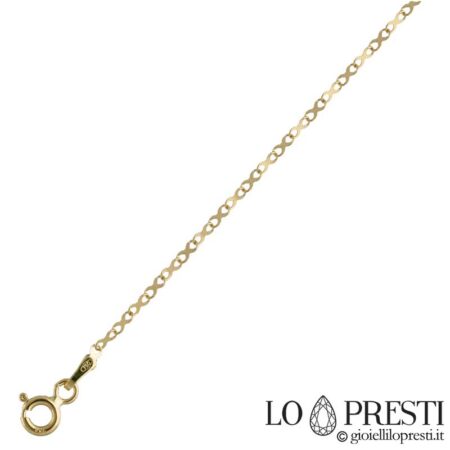 18 kt yellow gold necklace, fantasy model, the weight refers to the size 50 cm