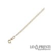 18 kt yellow gold hollow sailor link necklace. The weight refers to the size 50 cm